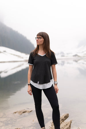 The Reversible Transfer Top - Glacier Ice/Charcoal
